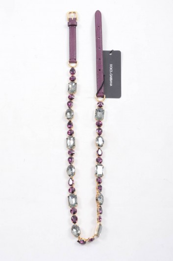 Dolce & Gabbana Women Jewel Leather Belt - BE1097 A1095