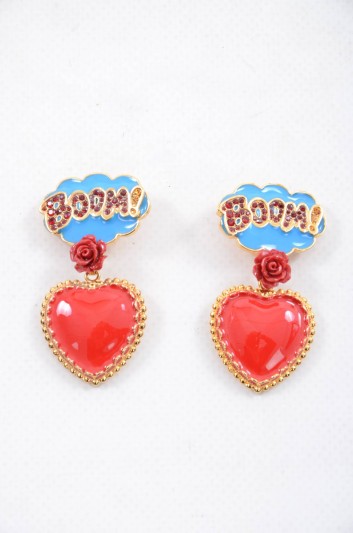Dolce & Gabbana Women Heart Comic Earrings - WEL2C1 W1111