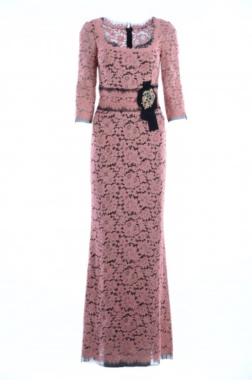 Dolce & Gabbana Women Alta Sartoria Long Dress - F64P4Z FLM55