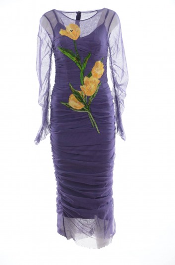 dolce gabbana embroidered dress