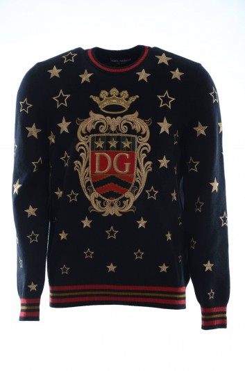 Dolce & Gabbana Men Cashmere Crewneck Pullover - GX550Z JAWSF