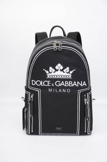 Dolce & Gabbana Men Milano Crown Backpack - BM1482 AS658