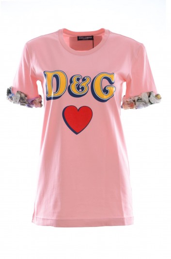 Dolce & Gabbana Camiseta Manga Corta Mujer - F8K74Z G7SBC
