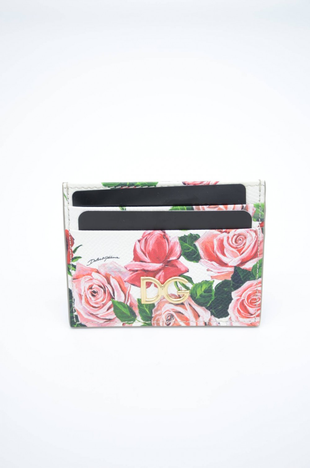 dolce and gabbana floral card holder