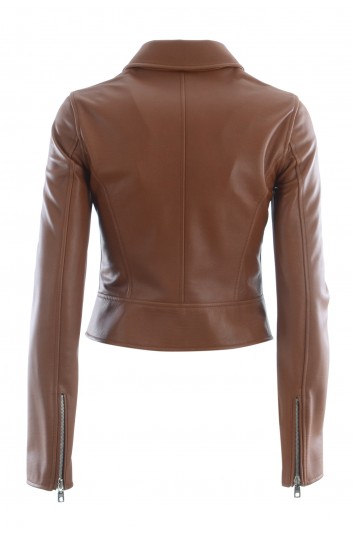 Dolce & Gabbana Women Leather Jacket - F9G13L HULF5