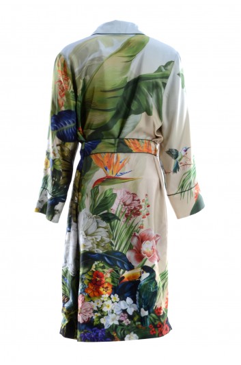 Dolce & Gabbana Men Silk Tropical Dressing Gown - G0936T FI1RI