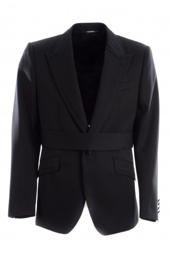 Dolce & Gabbana Abrigo Americana con Cinturón Hombre - G2MD7T FU2YT