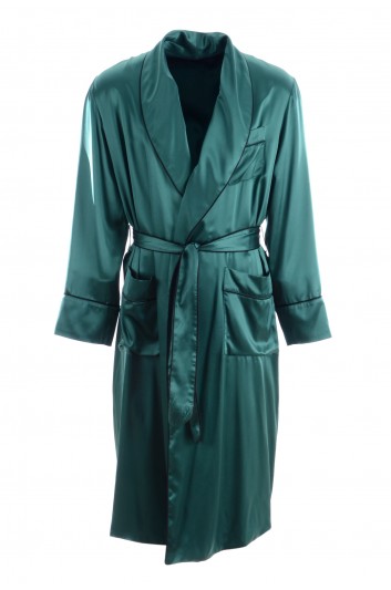 Dolce & Gabbana Men Silk Dressing Gown -  G0779T FU1AU
