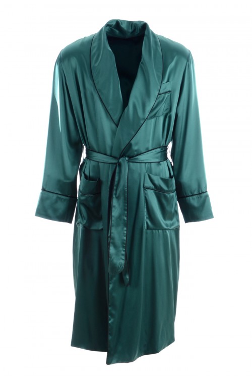 Amazon.co.jp: Men's Lightweight Dressing Gown Satin Kimono Robe Nightgown Silk  Bathrobe Long Sleeve Pajamas Pajamas Pocket with Waist Belt (gold L) :  Clothing, Shoes & Jewelry