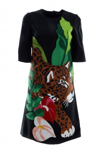 Dolce & Gabbana Vestido Medio Jungla Mujer - F6J5QZ FURDV