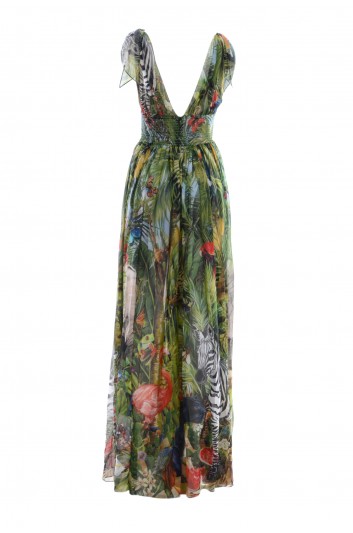 Dolce & Gabbana Women Jungle Long Dress - F6J1PT FI1UO