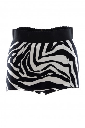 Dolce & Gabbana Shorts Estampado Cebra Mujer - FTAG1T FSFJ2