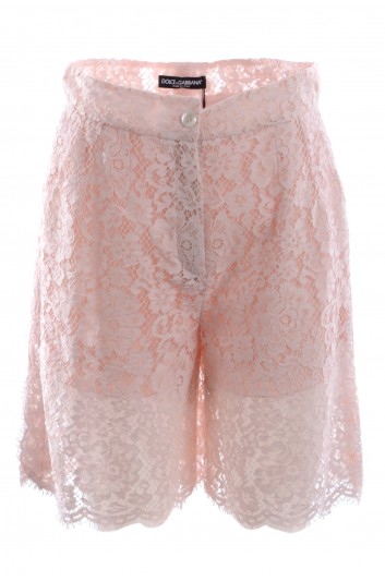 Dolce & Gabbana Shorts Encaje Mujer - FTBXST HLMEA