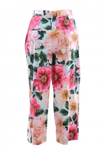 Dolce & Gabbana Women Flowers Trouser - FTBWDT HS5H9