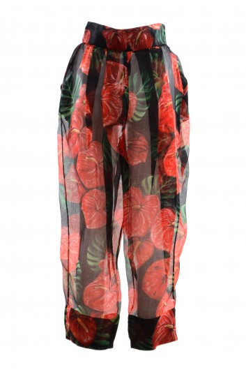Dolce & Gabbana Women Flowers Trouser - FTBS1T IS1DO