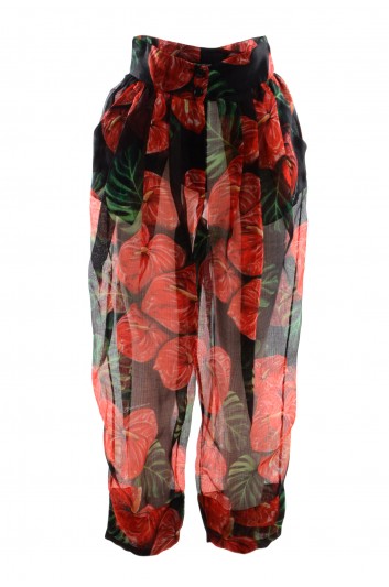 Dolce & Gabbana Women Flowers Trouser - FTBS1T IS1DO