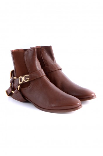 Dolce & Gabbana Women Flat DG Booties - CT0668 AW596