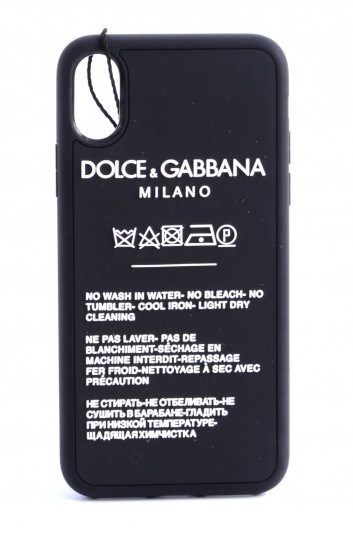Dolce & Gabbana Funda iPhone X / Xs "Intrucciones Lavado" - BI2418 AK436