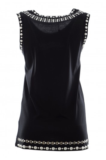Dolce & Gabbana Women Sleevless Applications "DG Sport" Top - F8M67Z G7A3B