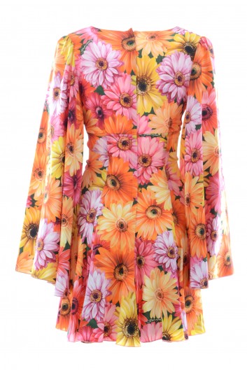 Dolce & Gabbana Women Daisy Flowers Mid-Length Dress - F6J2AT FSA1T
