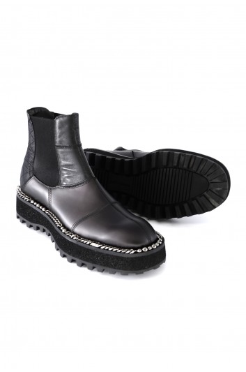 Dolce & Gabbana Men Chain Boots - A60406 AQ325