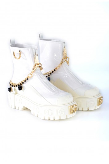 Dolce & Gabbana Women Platform Chain Boots - CT0819 AQ496
