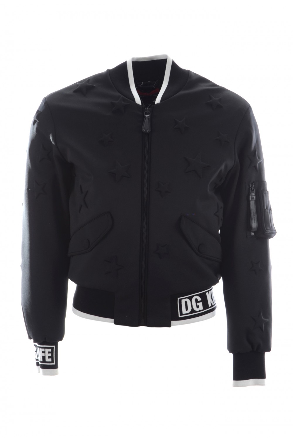 Dolce and Gabbana Black and White Reversible Leather Jacket M Dolce &  Gabbana