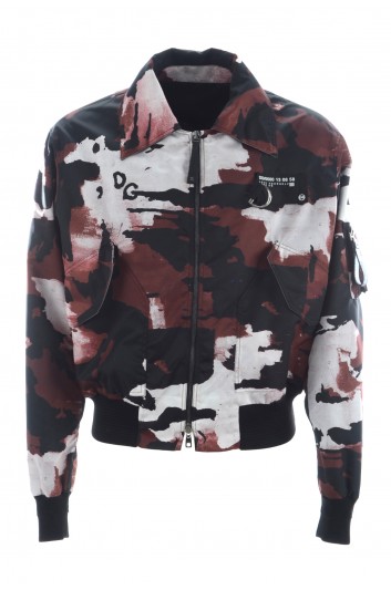 Dolce & Gabbana Men Camouflage Jacket - G9UI4Z HSMNB