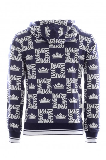 Dolce & Gabbana Men DG Crowns Hooded Sweatshirt - G9JQ3T FS764