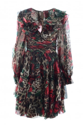 Dolce & Gabbana Women Silk Mid-Length Dress - F6D0YT HS1Z6