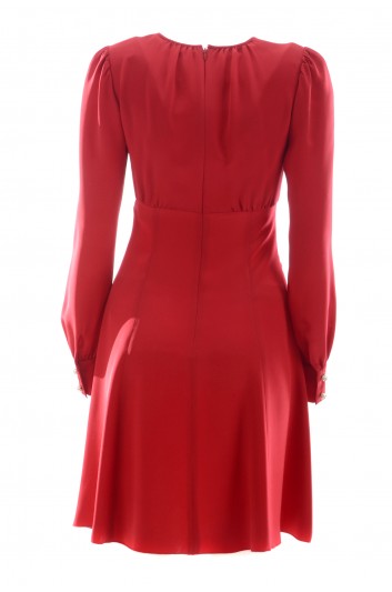 Dolce & Gabbana Vestido Medio Seda Mujer - F6Q8ZT FU1V2