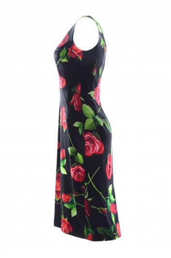 Dolce & Gabbana Women Roses Mid-Length Dress - F6F6GT FSAY1