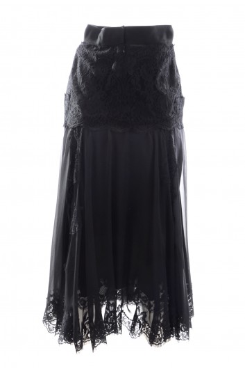 Dolce & Gabbana Women Long Laced Skirt - F4BZYT FU1AT