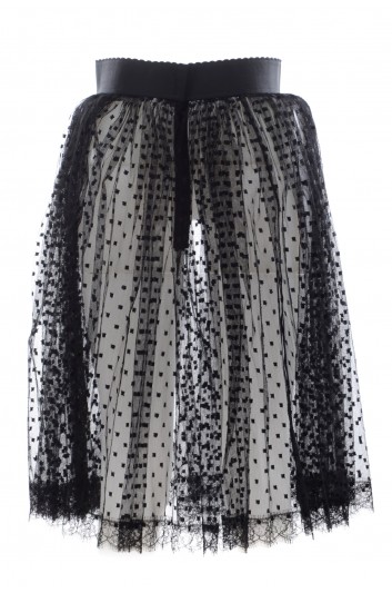 Dolce & Gabbana Women Laced Skirt - F4BSUT HLM1P