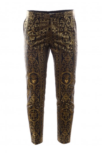 Dolce & Gabbana Men Jaquard Trouser - GY6FET HJMFK