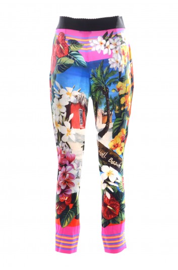 Dolce & Gabbana Pantalón Estampado Mujer - I3781W FPAST