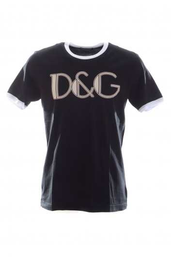 Dolce & Gabbana Camiseta "King" Manga Corta Hombre - G8HI7T HH7P9