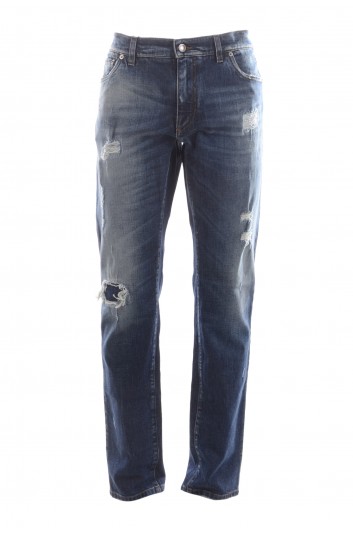 Dolce & Gabbana Men Comfort Stretch Broken Jeans - G6XOCD G8U47