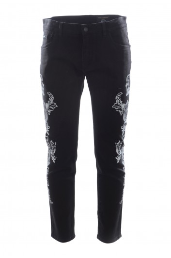 Dolce & Gabbana Men Crowns Jeans Trousers - GYC4LD G8BY0