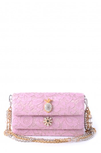 Dolce & Gabbana Women Laced Jewels Small Fabric Bag - BB6199 AE723
