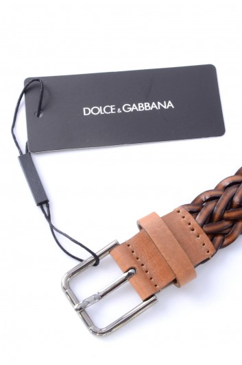 Dolce & Gabbana Cinturón Trenza Hombre - BC4569 A0022