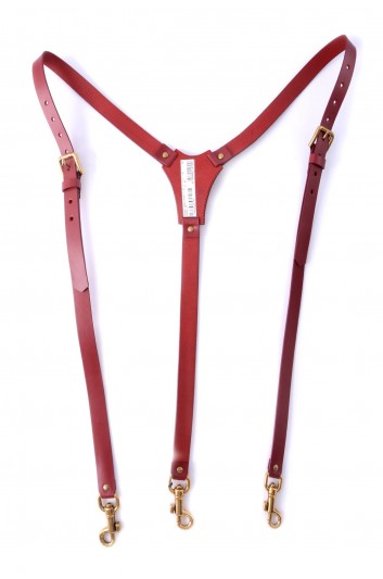 Dolce & Gabbana Men Leather Suspenders - BC4447 AX622