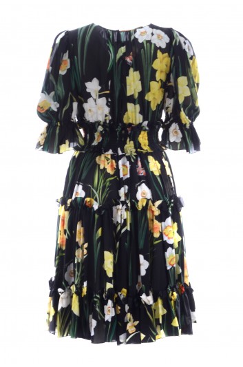 Dolce & Gabbana Women Silk Midi Dress - F6A8ET HS1WJ