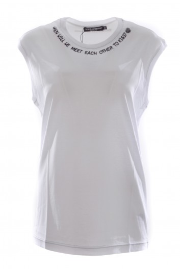 Dolce & Gabbana Women Sleeveless T-shirt - F8L34Z G7XCL