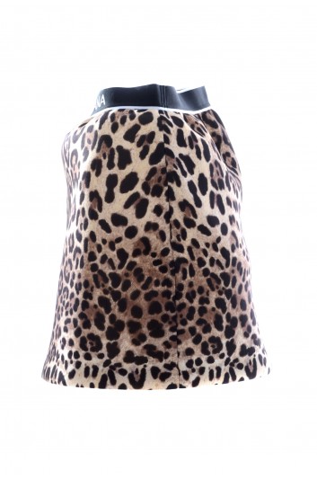 Dolce & Gabbana Minifalda Estampado Animal Mujer - F4B8RT HSM6R