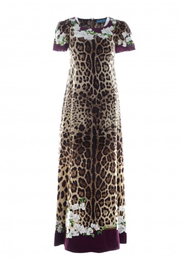 Dolce & Gabbana Women Animal Print Long Dress - I674NW GDF84