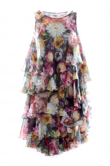 Dolce & Gabbana Women Ruffles Mid-Length Dress - F6D9RT HS13Q