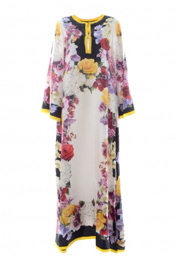 Dolce & Gabbana Women Long Abayas Flowers Dress - F6YD7T HH18F