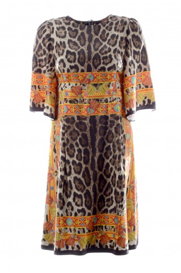 Dolce & Gabbana Women Animal Print Mid-Long Dress - I682NW GDF91