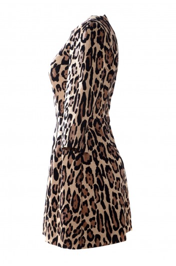 Dolce & Gabbana Vestido Medio Estampado Animal  Mujer - F6J1CT HHMXM